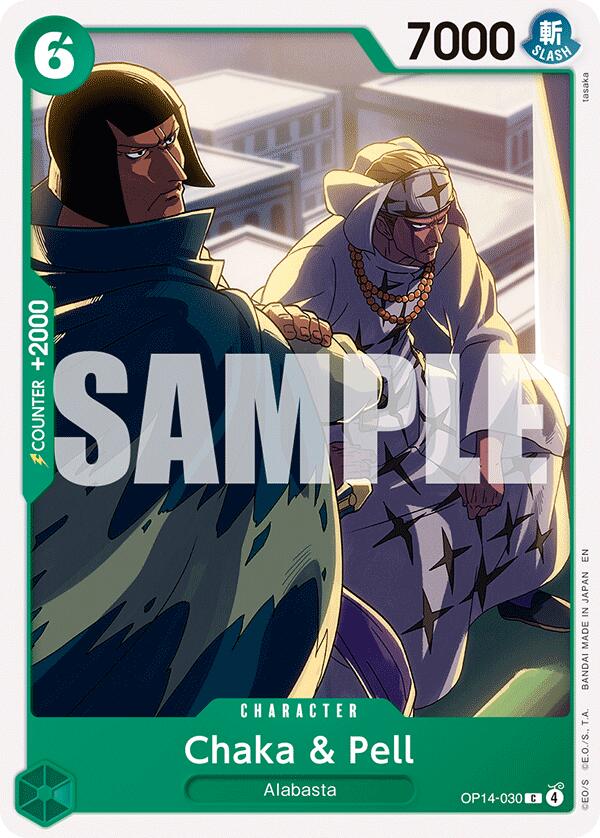 Chaka & Pell (OP14-030) [The Azure Sea's Seven] | Devastation Store
