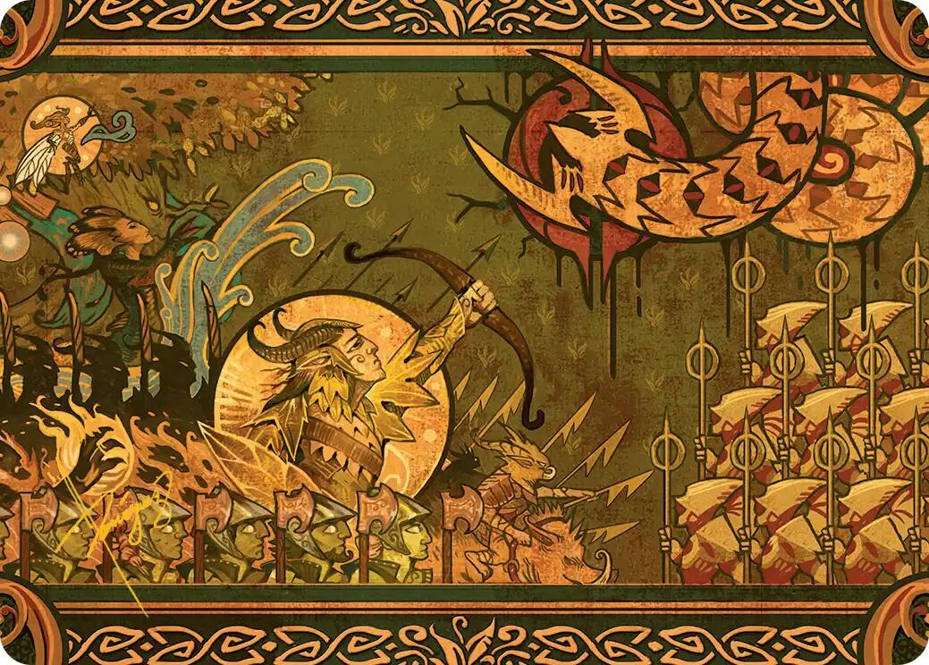 Chronicle of Victory Art Card (Gold-Stamped Signature) [Lorwyn Eclipsed Art Series] | Devastation Store