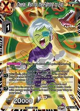 Cheelai, Wish for the Fighting to End (Ultra-Bout Series Tournament Pack Vol.1) (BT25-144) [Tournament Promotion Cards] | Devastation Store