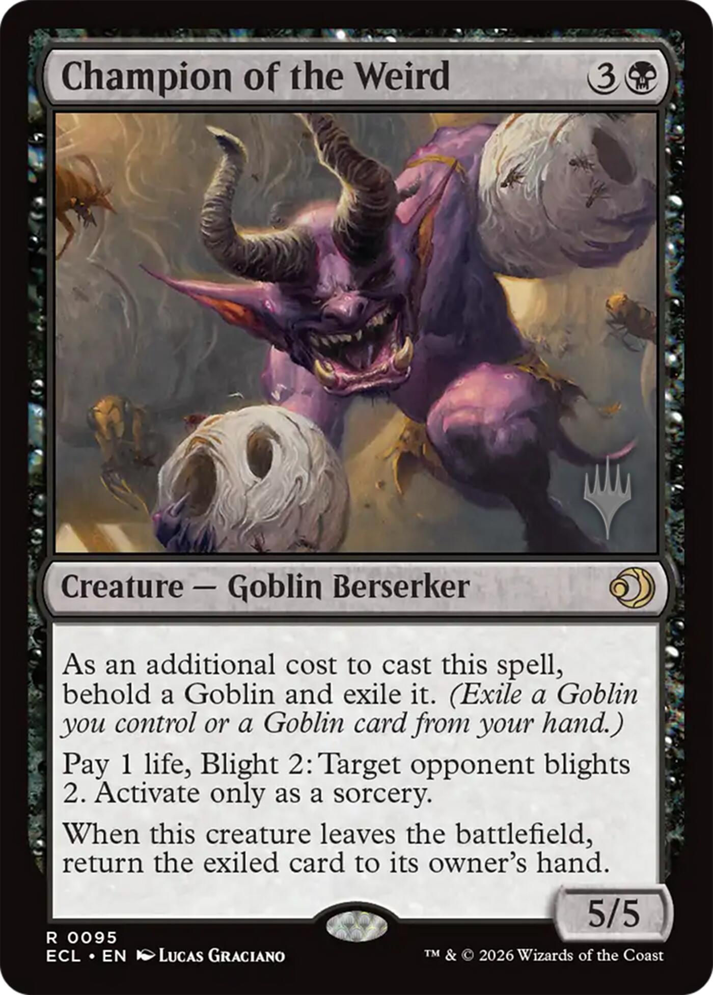 Champion of the Weird [Lorwyn Eclipsed Promos] | Devastation Store