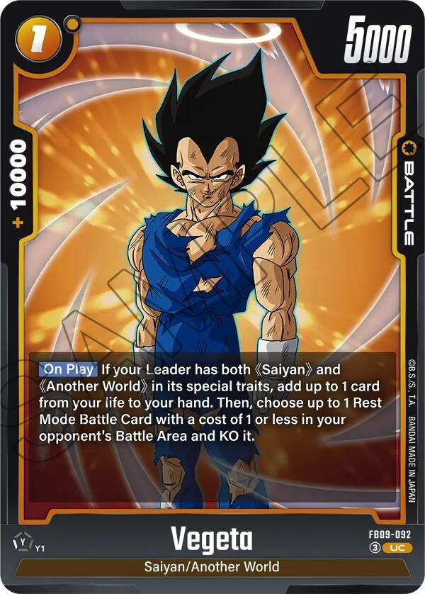Vegeta (FB09-092) [Dual Evolution] | Devastation Store
