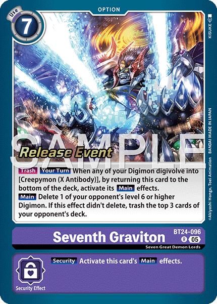 Seventh Graviton [BT24-096] [Time Stranger Release Events Cards] | Devastation Store