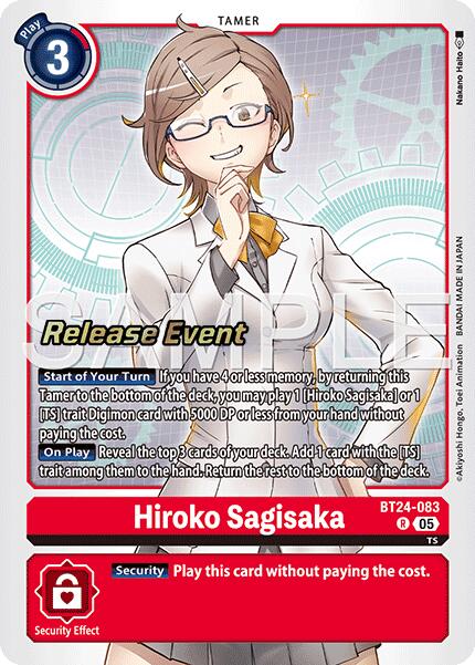Hiroko Sagisaka [BT24-083] [Time Stranger Release Events Cards] | Devastation Store