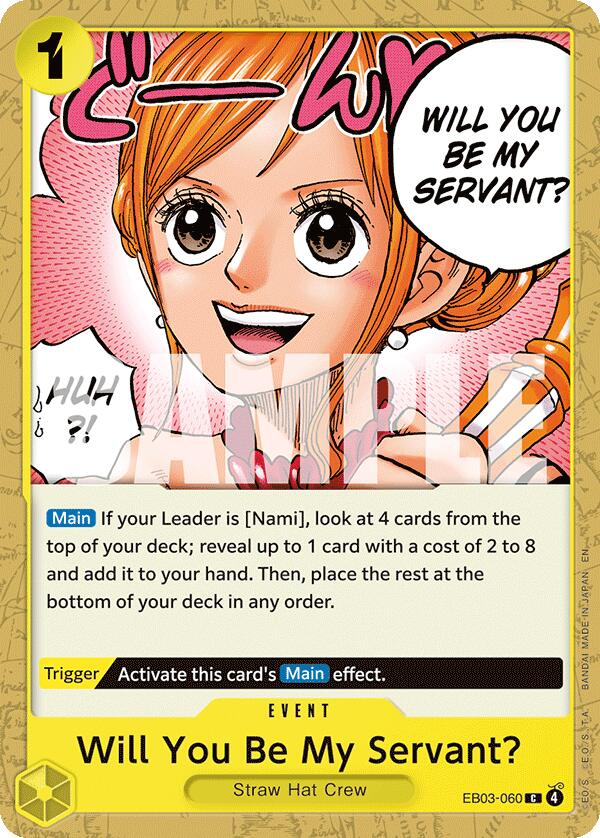 Will You Be My Servant? [Extra Booster: One Piece Heroines Edition] | Devastation Store