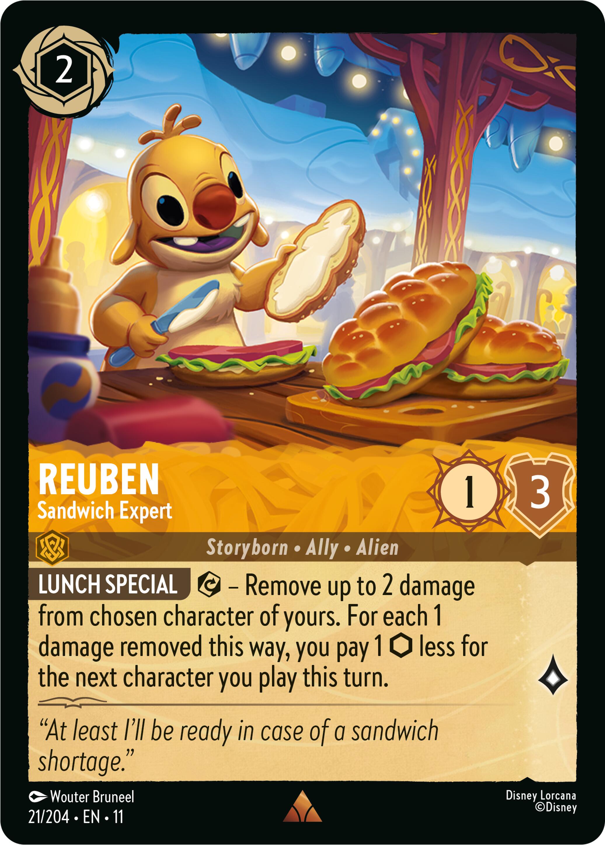 Reuben - Sandwich Expert (21/204) [Winterspell] | Devastation Store