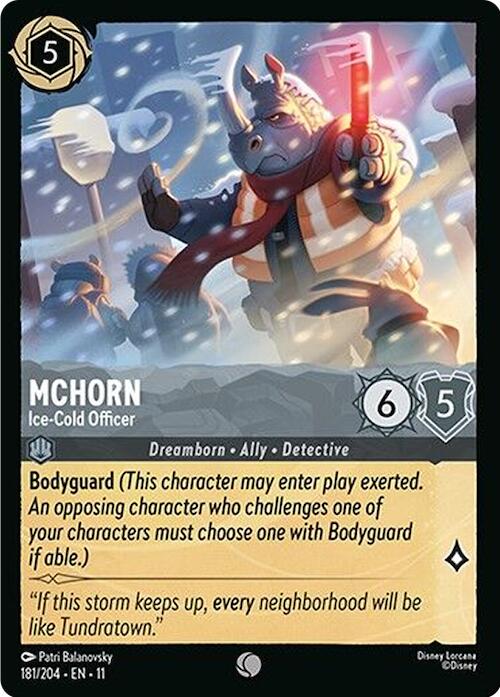 McHorn - Ice-Cold Officer (181/204) [Winterspell] | Devastation Store