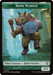 Rhino Warrior // Elemental (0009) Double-Sided Token [Lorwyn Eclipsed Tokens] | Devastation Store