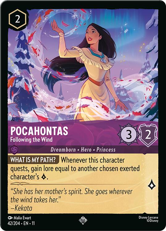 Pocahontas - Following the Wind (42/204) [Winterspell] | Devastation Store