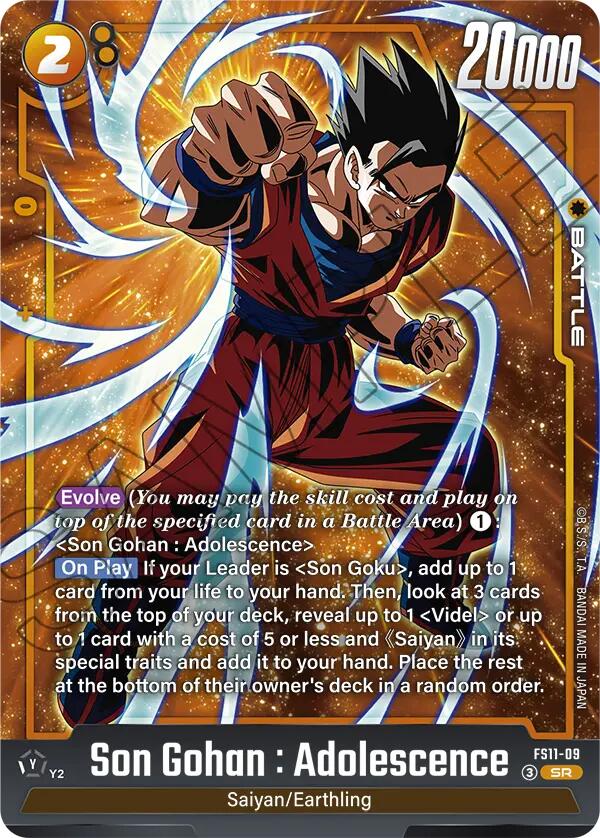 Son Gohan : Adolescence (FS11-09) [Starter Deck EX: The Phase of Evolution] | Devastation Store