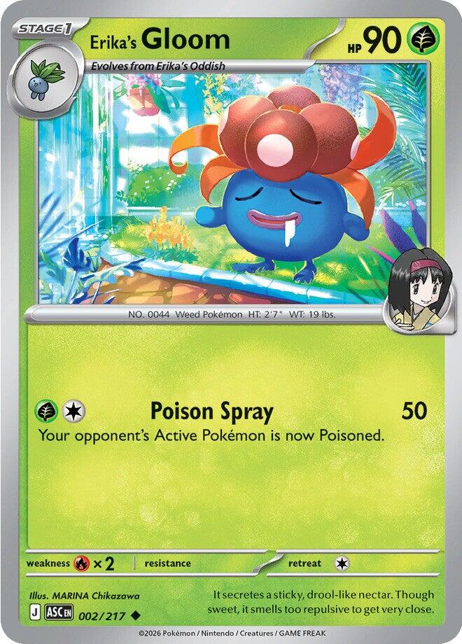Erika's Gloom (002/217) [Mega Evolution: Ascended Heroes] | Devastation Store