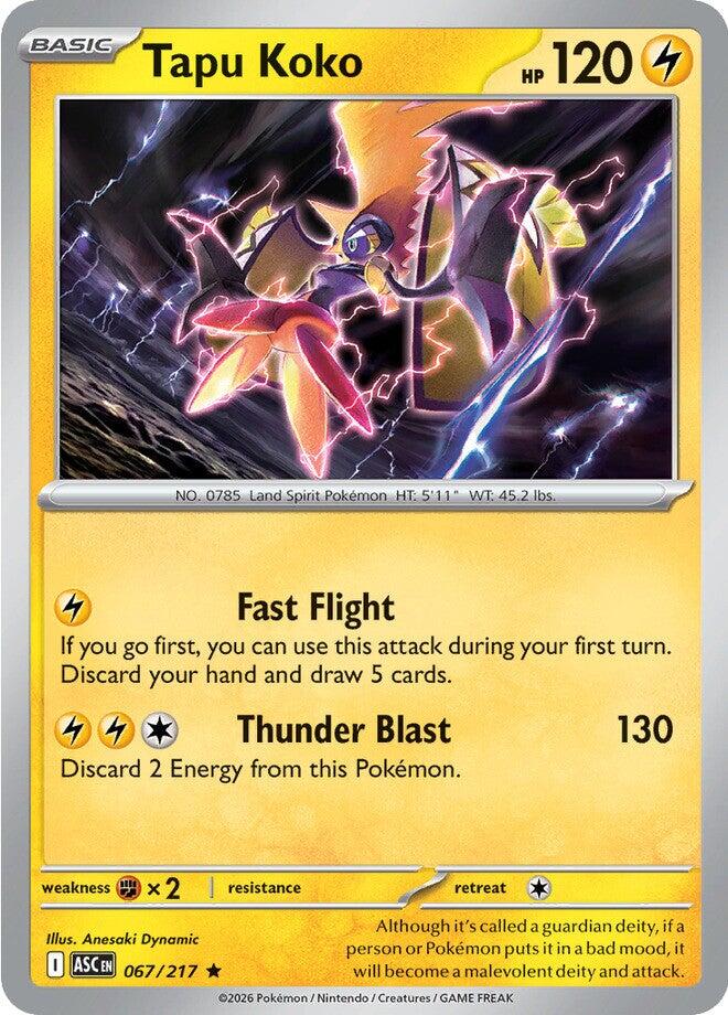 Tapu Koko (067/217) [Mega Evolution: Ascended Heroes] | Devastation Store
