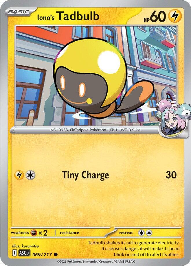 Iono's Tadbulb (069/217) [Mega Evolution: Ascended Heroes] | Devastation Store