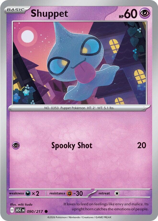 Shuppet (090/217) [Mega Evolution: Ascended Heroes] | Devastation Store