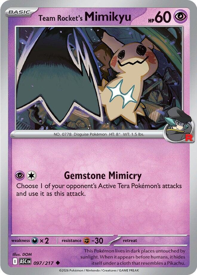 Team Rocket's Mimikyu (097/217) [Mega Evolution: Ascended Heroes] | Devastation Store