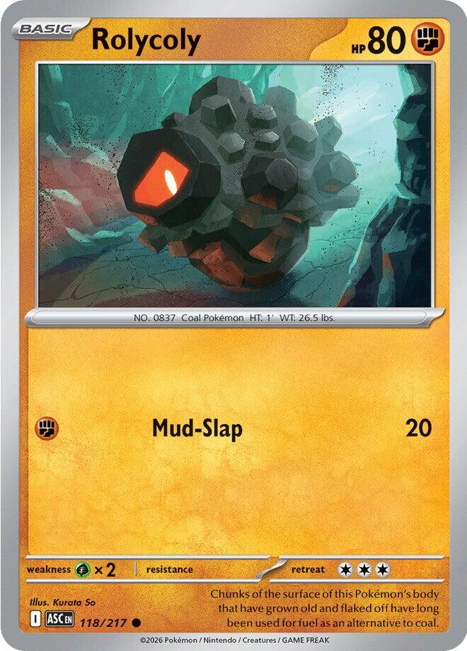 Rolycoly (118/217) [Mega Evolution: Ascended Heroes] | Devastation Store
