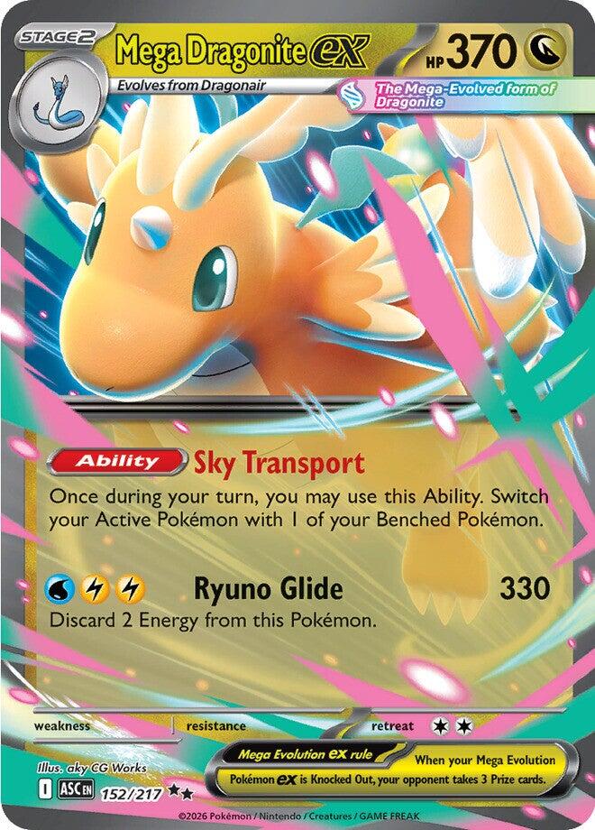 Mega Dragonite ex (152/217) [Mega Evolution: Ascended Heroes] | Devastation Store