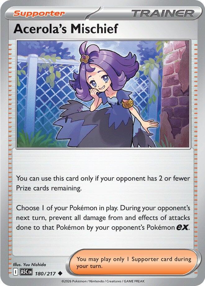 Acerola's Mischief (180/217) [Mega Evolution: Ascended Heroes] | Devastation Store