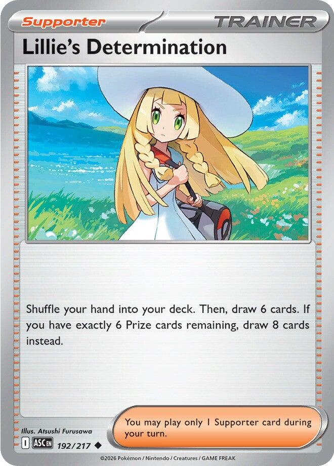 Lillie's Determination (192/217) [Mega Evolution: Ascended Heroes] | Devastation Store