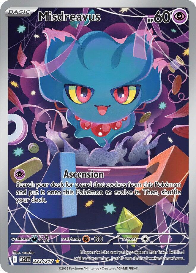 Misdreavus (233/217) [Mega Evolution: Ascended Heroes] | Devastation Store