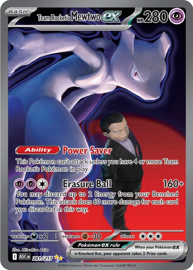 Team Rocket's Mewtwo ex (281/217) [Mega Evolution: Ascended Heroes] | Devastation Store