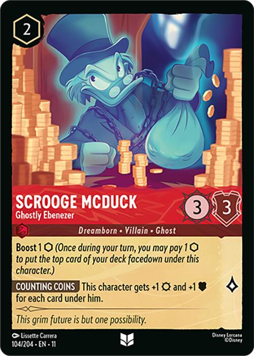 Scrooge McDuck - Ghostly Ebenezer (104/204) [Winterspell] | Devastation Store