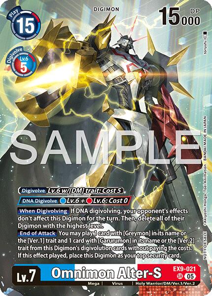 Omnimon Alter-S [EX9-021] (Event Pack 9) [Versus Monsters] | Devastation Store