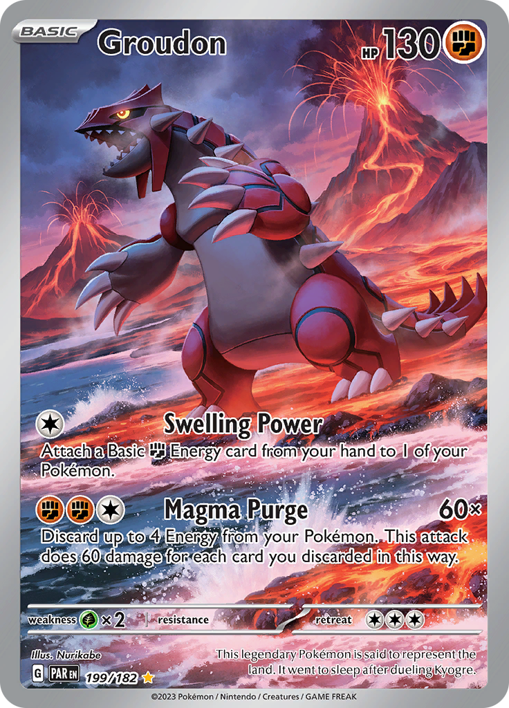 Groudon (199/182) [Scarlet & Violet: Paradox Rift] | Devastation Store