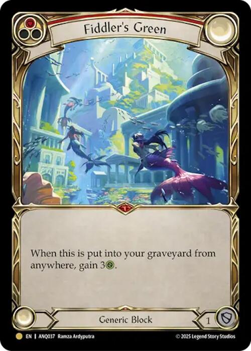 Fiddlers Green (Red) (Gold) [ANQ037] (Compendium of Rathe - Antiquity Pack) - Devastation Store | Devastation Store