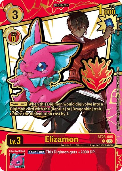 Elizamon [BT23-005] (Rare Pull) [Dawn of Liberator] | Devastation Store