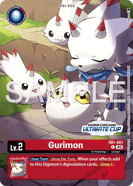 Gurimon [RB1-001] (Ultimate Cup 26-27 Season 1 Participant) [Resurgence Booster] | Devastation Store