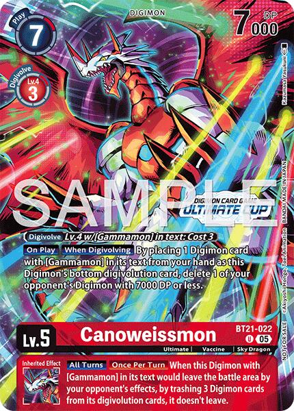 Canoweissmon [BT21-022] (Ultimate Cup 26-27 Season 1 Top 4) [World Convergence] | Devastation Store