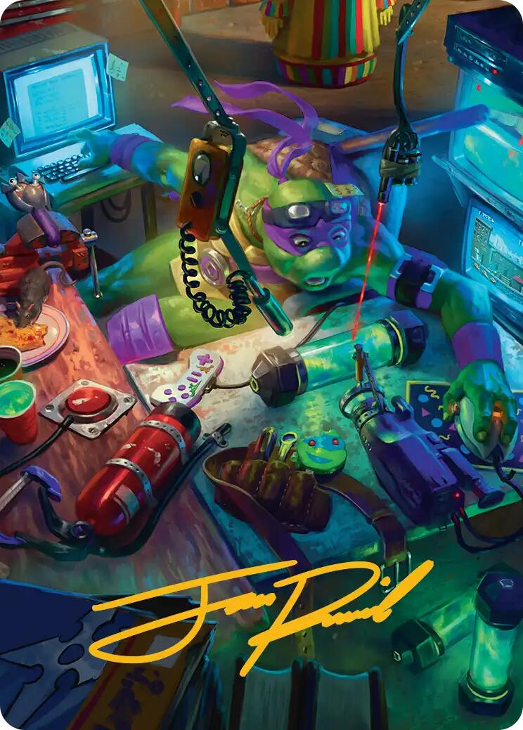 Donatello, the Brains Art Card (Gold-Stamped Signature) [Teenage Mutant Ninja Turtles Art Series] | Devastation Store