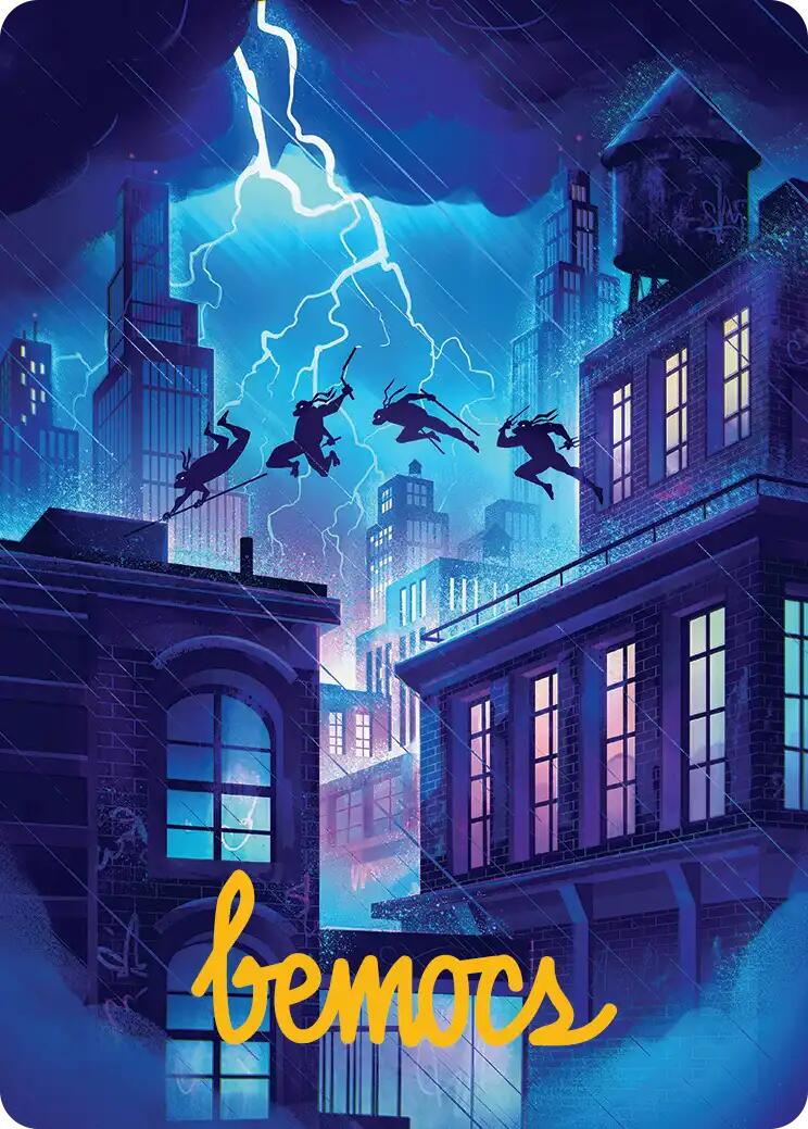 Island Art Card (37/54) (Gold-Stamped Signature) [Teenage Mutant Ninja Turtles Art Series] | Devastation Store