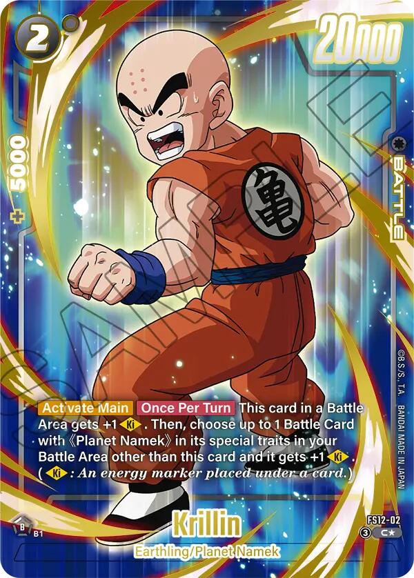 Krillin (FS12-02) (Gold) [Starter Deck EX: The Beat of Ki] | Devastation Store