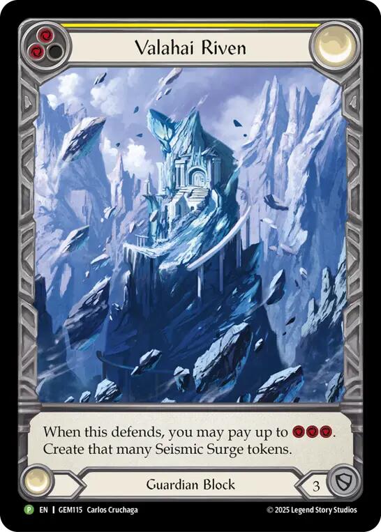 Valahai Riven (Yellow) [GEM115] (GEM Pack 4) | Devastation Store