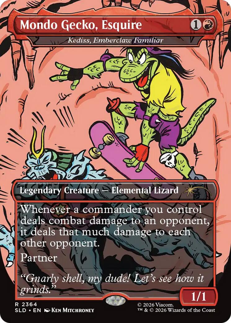 Mondo Gecko, Esquire - Kediss, Emberclaw Familiar [Secret Lair Drop Series] | Devastation Store