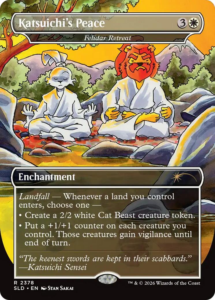 Katsuichi's Peace - Felidar Retreat [Secret Lair Drop Series] | Devastation Store