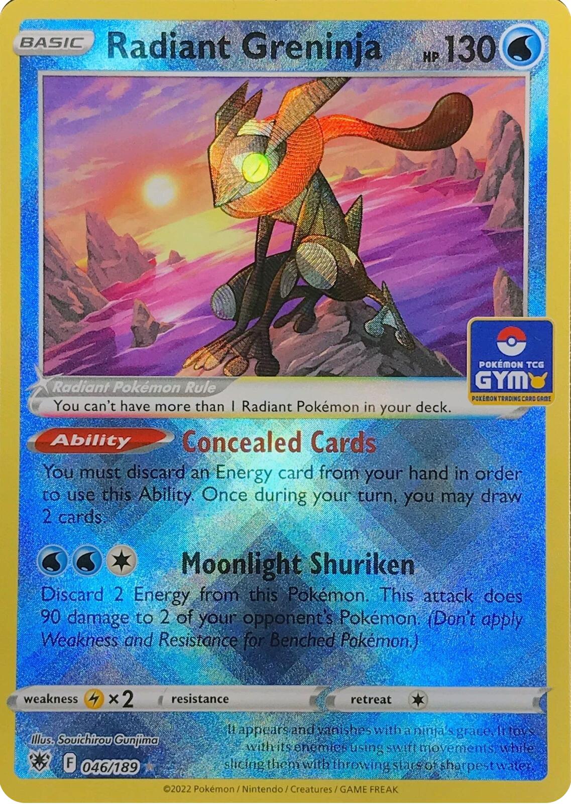 Radiant Greninja (046/189) [League & Championship Cards] | Devastation Store