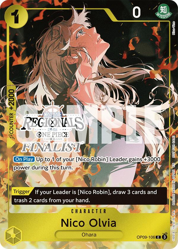 Nico Olvia (Online Regional Finalist Card Set 2025 Vol.1) [One Piece Promotion Cards] | Devastation Store