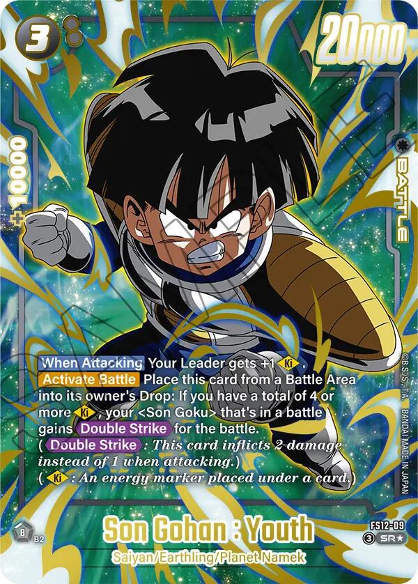 Son Gohan : Youth (FS12-09) (Gold) [Starter Deck EX: The Beat of Ki] | Devastation Store