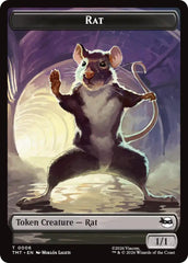 Clue // Rat Double-Sided Token [Teenage Mutant Ninja Turtles Commander Tokens] | Devastation Store