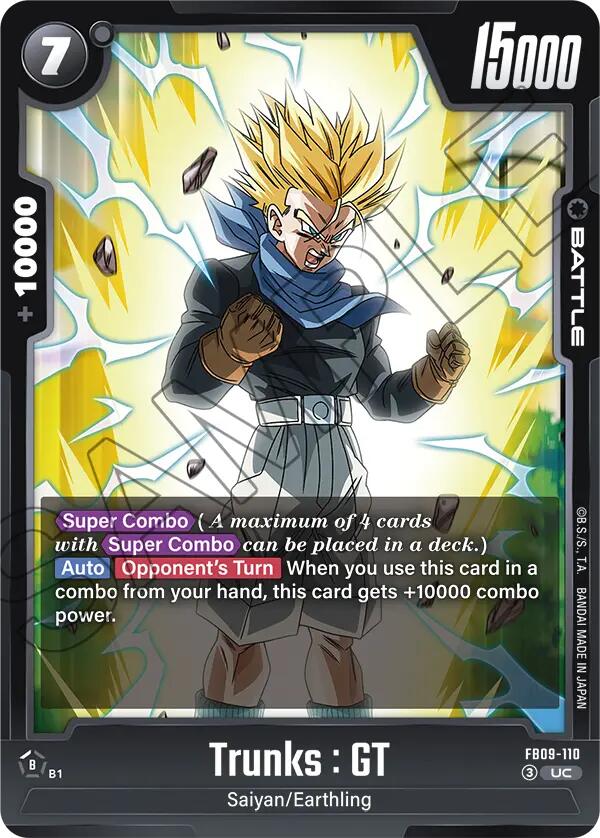 Trunks : GT (FB09-110) [Dual Evolution] | Devastation Store