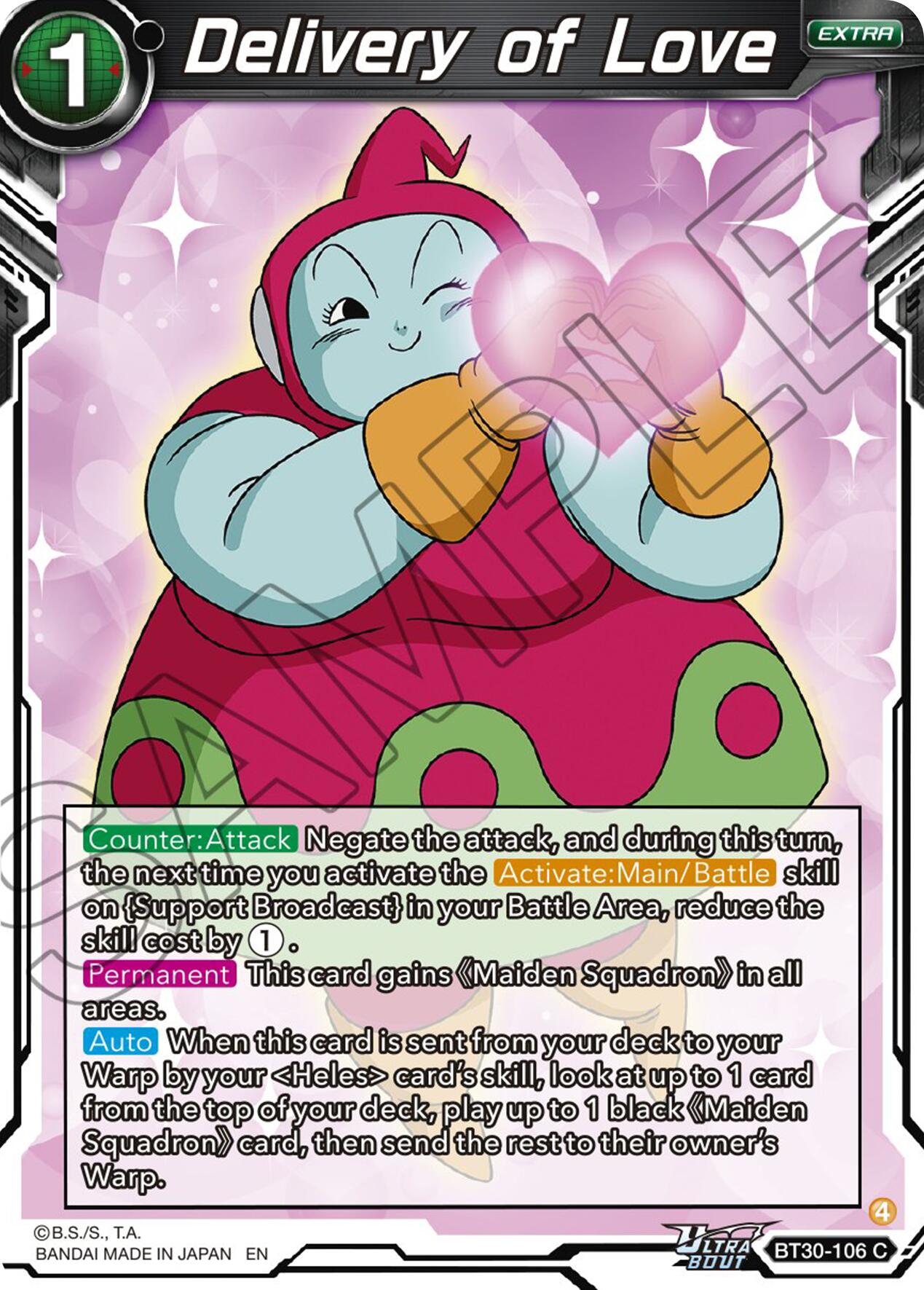 Delivery of Love (BT30-106) [Three Glorious Fighters] | Devastation Store