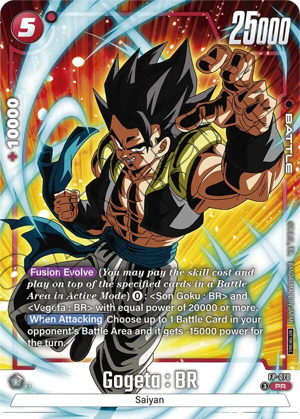 Gogeta : BR (Tournament Pack 10) [Fusion World Tournament Cards] | Devastation Store