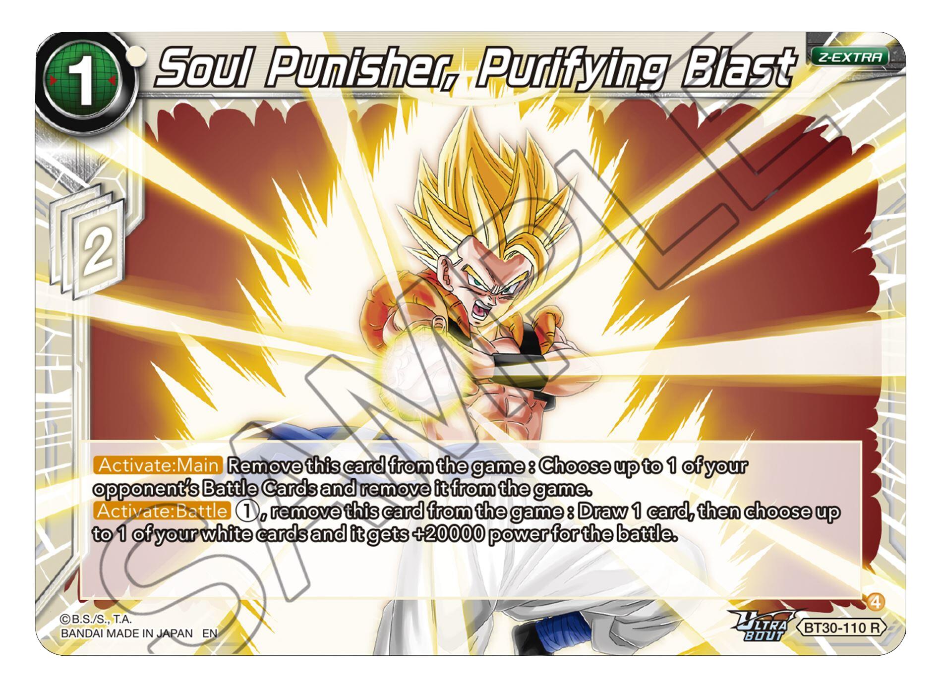 Soul Punisher, Purifying Blast (BT30-110) [Three Glorious Fighters] | Devastation Store