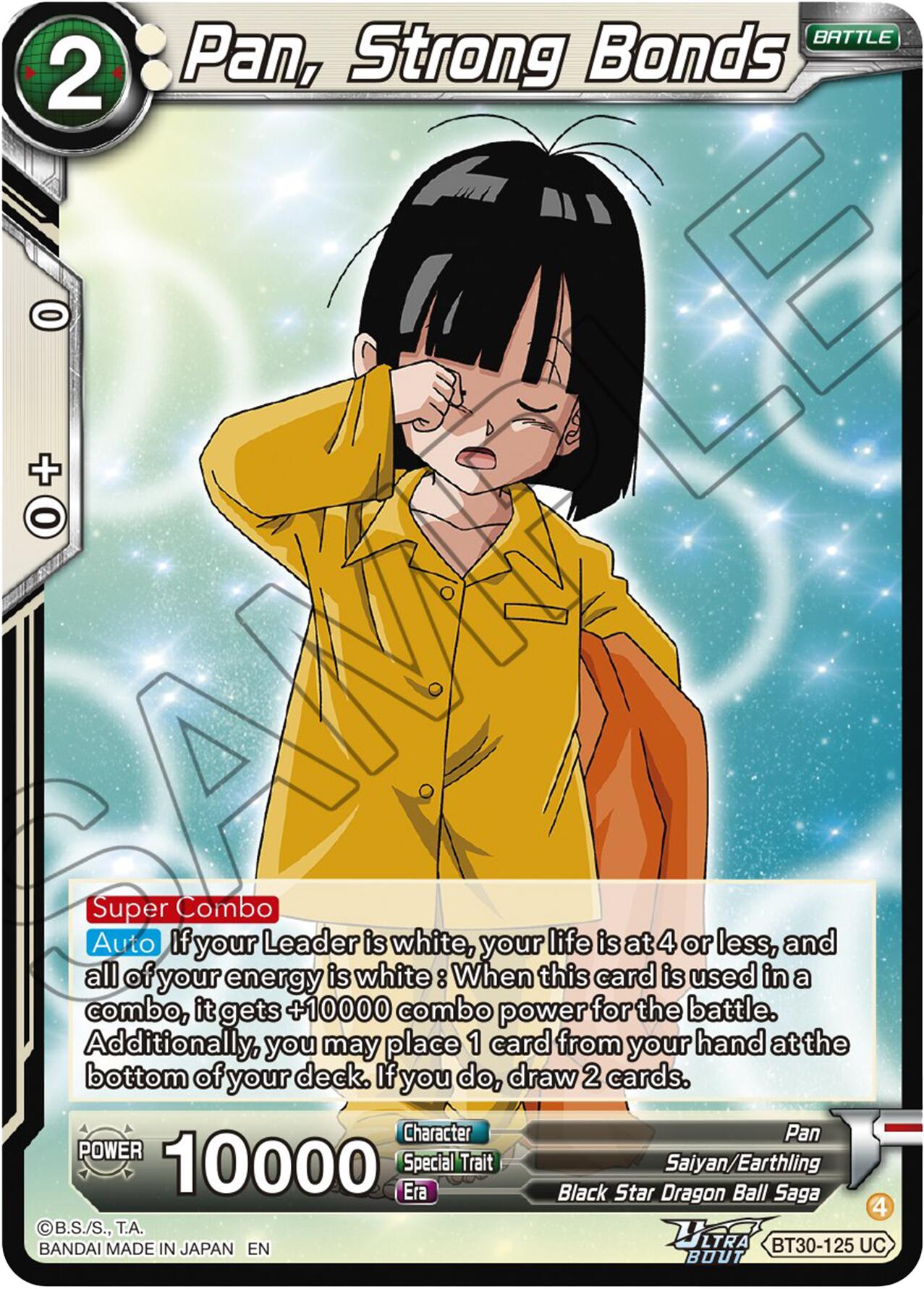 Pan, Strong Bonds (BT30-125) [Three Glorious Fighters] | Devastation Store