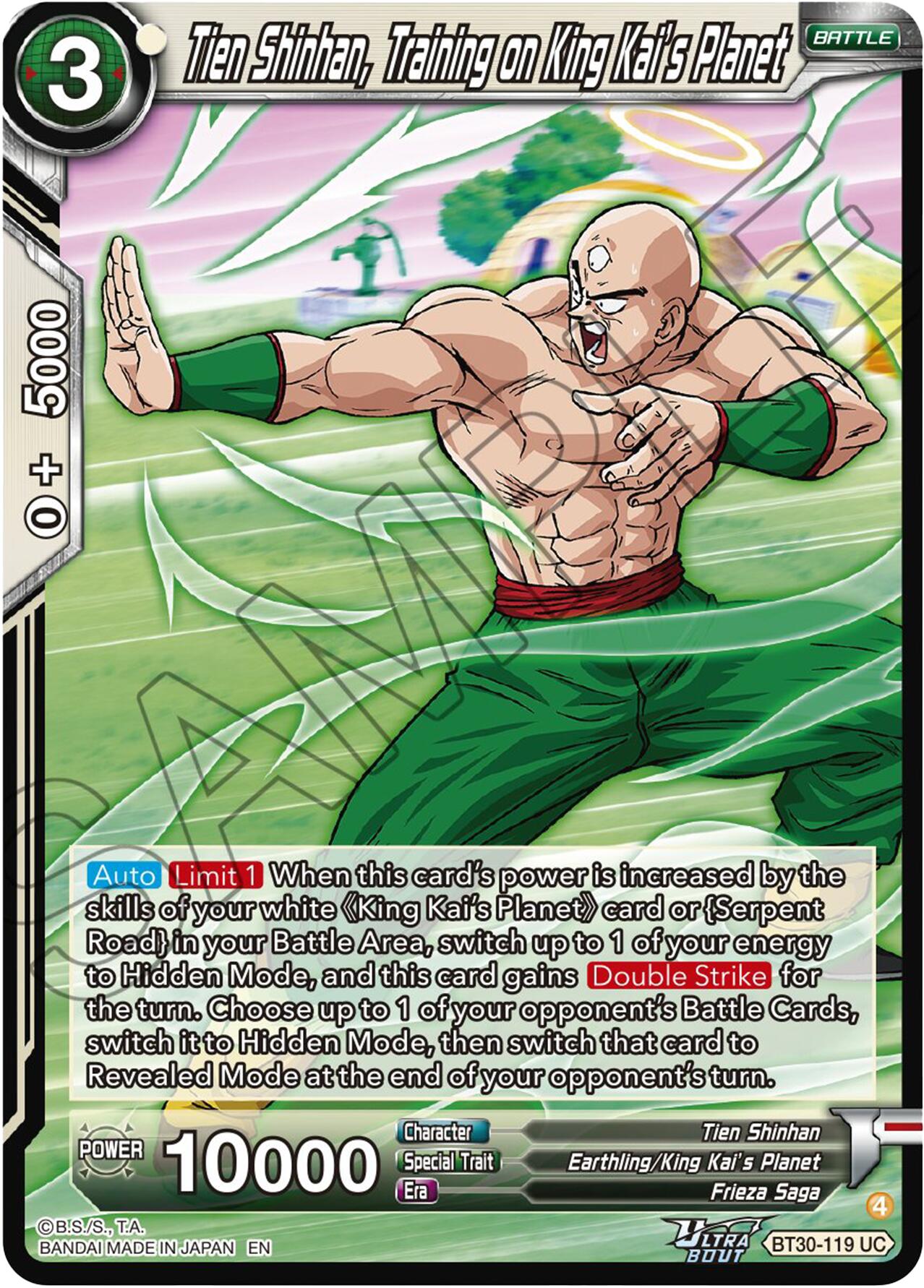 Tien Shinhan, Training on King Kai's Planet (BT30-119) [Three Glorious Fighters] | Devastation Store