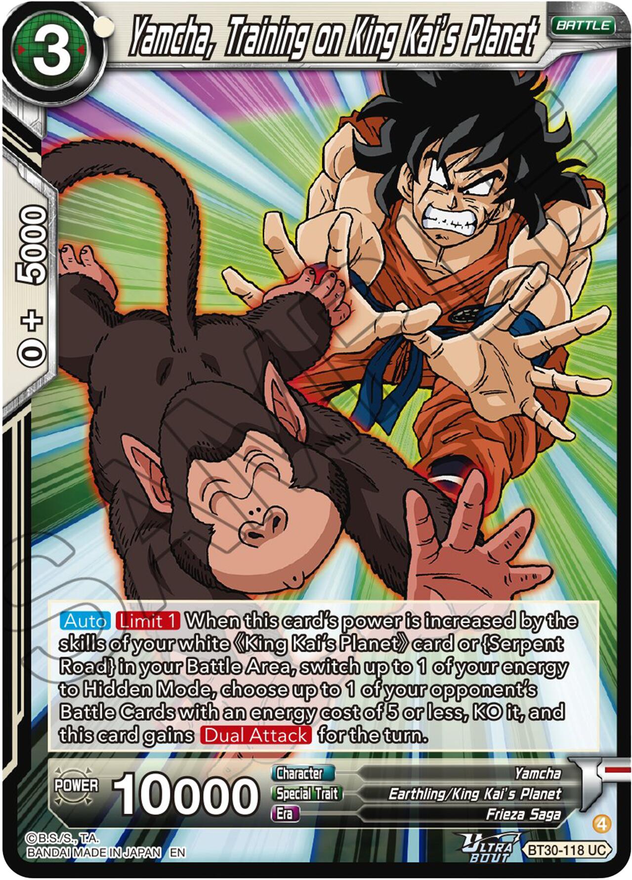 Yamcha, Training on King Kai's Planet (BT30-118) [Three Glorious Fighters] | Devastation Store