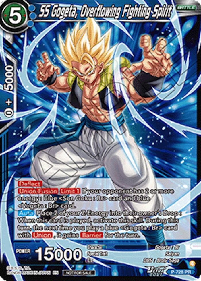 SS Gogeta, Overflowing Fighting Spirit (Ultra-Bout Series Tournament Pack Vol.2) (P-728) [Tournament Promotion Cards] | Devastation Store