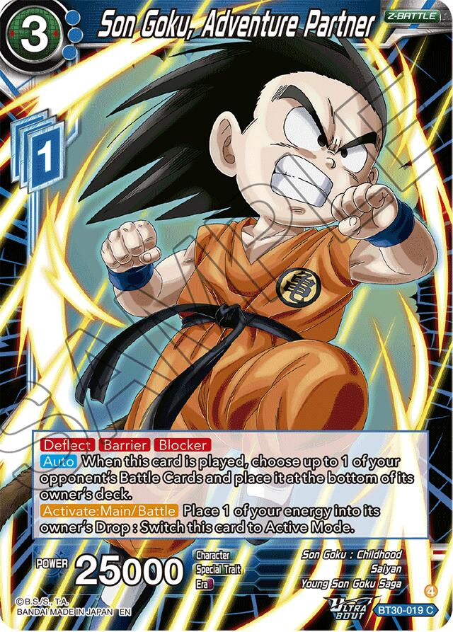 Son Goku, Adventure Partner (BT30-019) [Three Glorious Fighters] | Devastation Store